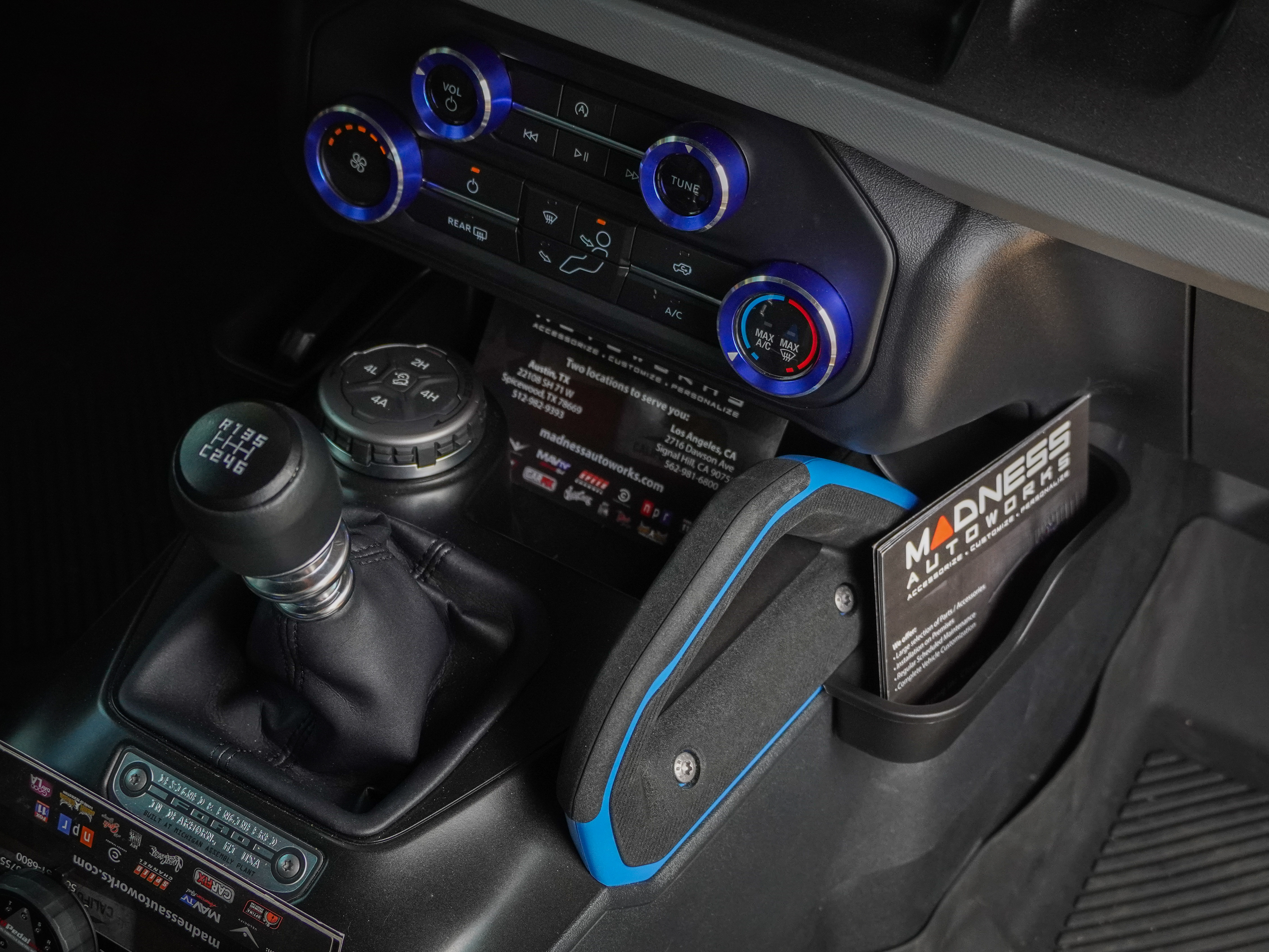 Ford Bronco Center Console Saddle Organizer 